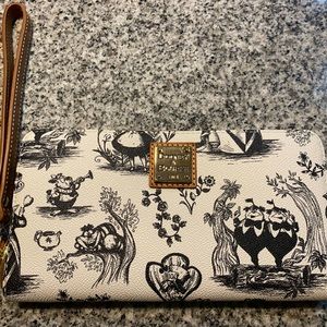 Dooney Bourke Alice in Wonderland Wallet Wristlet NEW